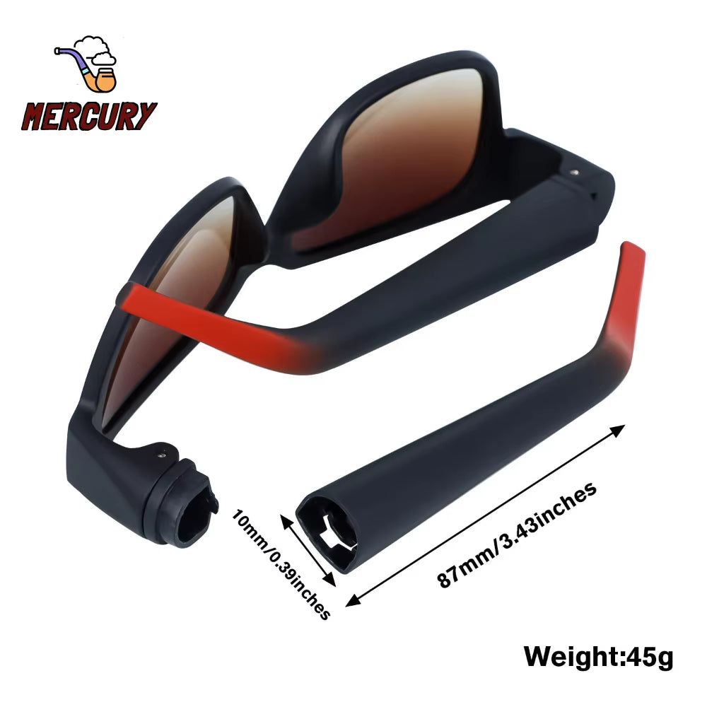 MERCURY New Sunglasses Tobacco Storage Tube Removable Hidden Rolling Paper Horn Tubes Holder for Girly Smoking Pipes Accessories